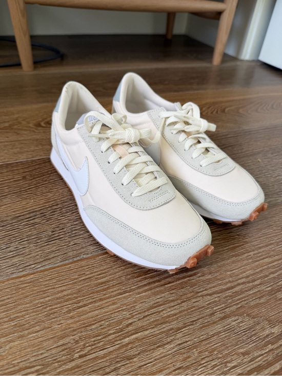 Nike Shoes - Nike Women's Cream and White Retro Runner Sneakers